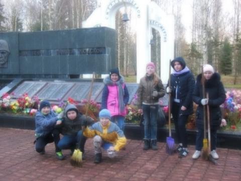 28 октября в Новоселицкой школе прошла акция "Память наших сердец"